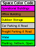 Space Planning Color Code