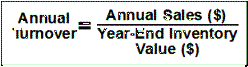 Turnover Equation